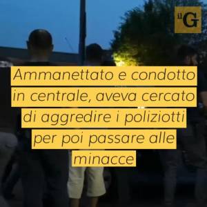 Arrestato per spaccio, minaccia di farsi esplodere a Perugia