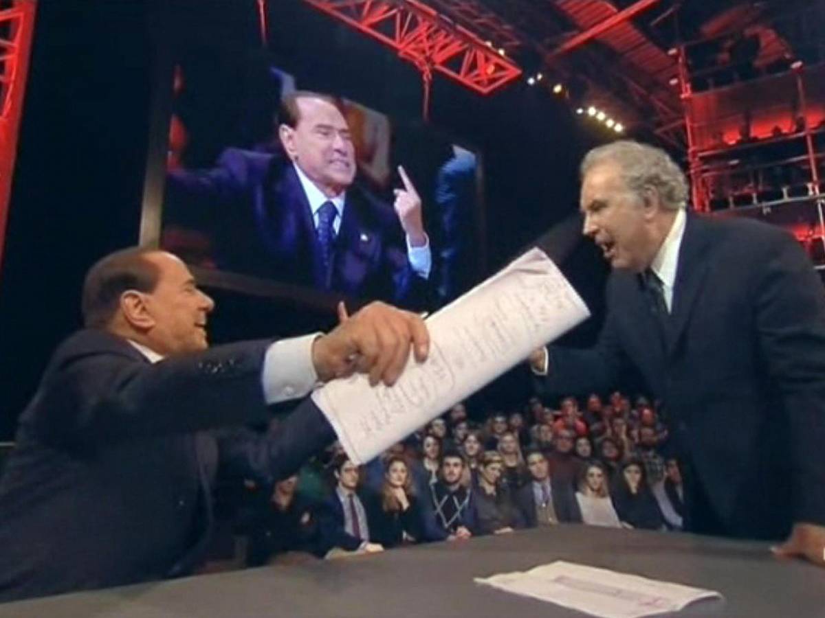 Berlusconi da Santoro a Servizio Pubblico - ilGiornale.it