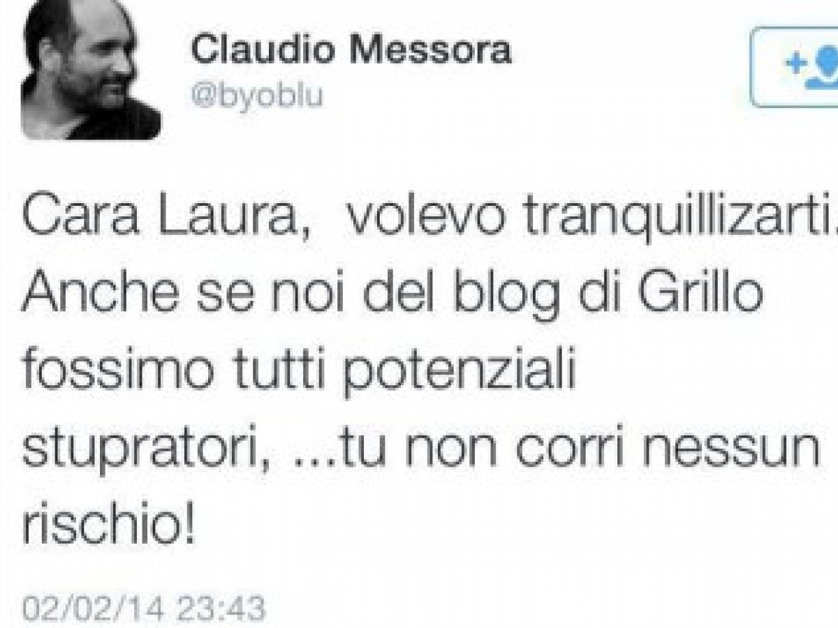 Tweet Choc Di Messora Contro La Boldrini IlGiornale it