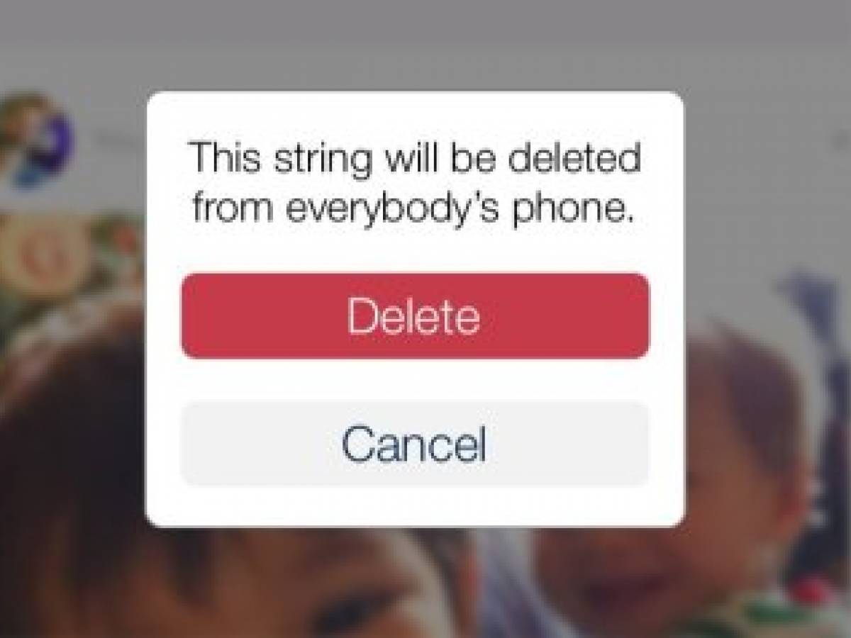 Strings, la app che ti permette di cancellare sms e immagini
