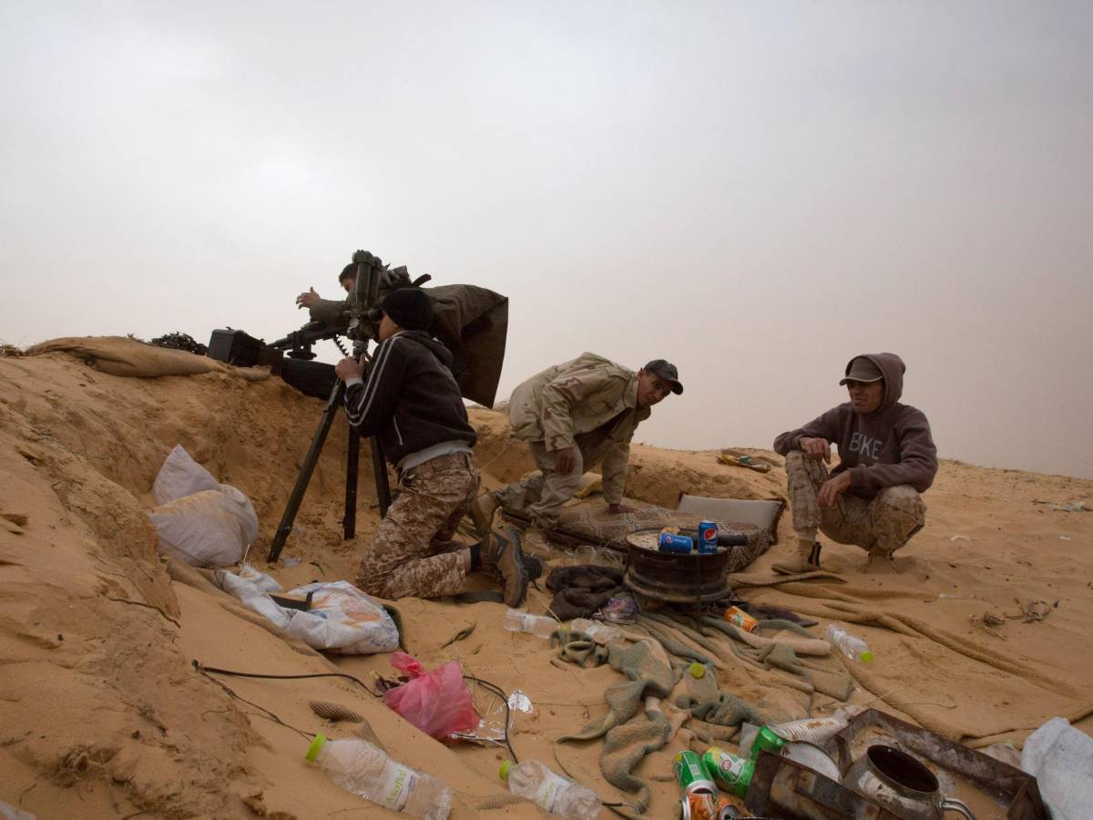 I miliziani dell'Isis nel deserto libico