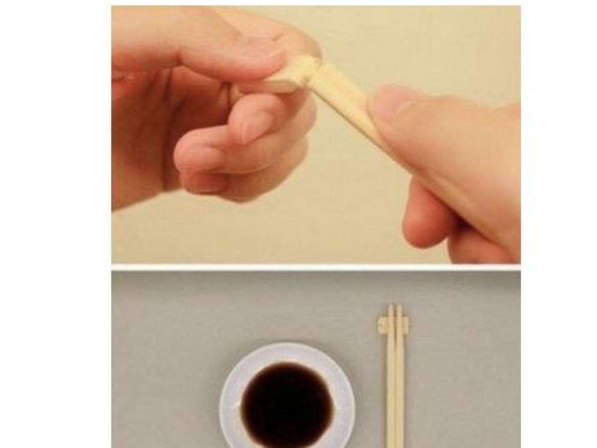 Ecco a cosa serve l'estremità delle bacchette per il sushi 