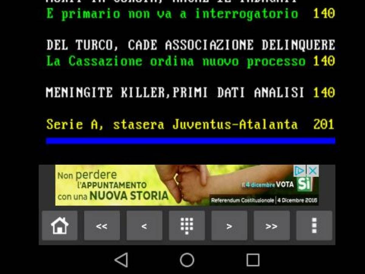 Incredibile, il "Televideo" ancora esiste