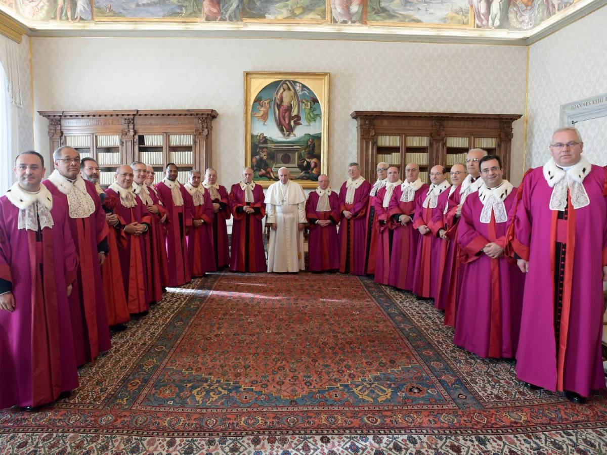 Papa Francesco al Tribunale della Rota Romana