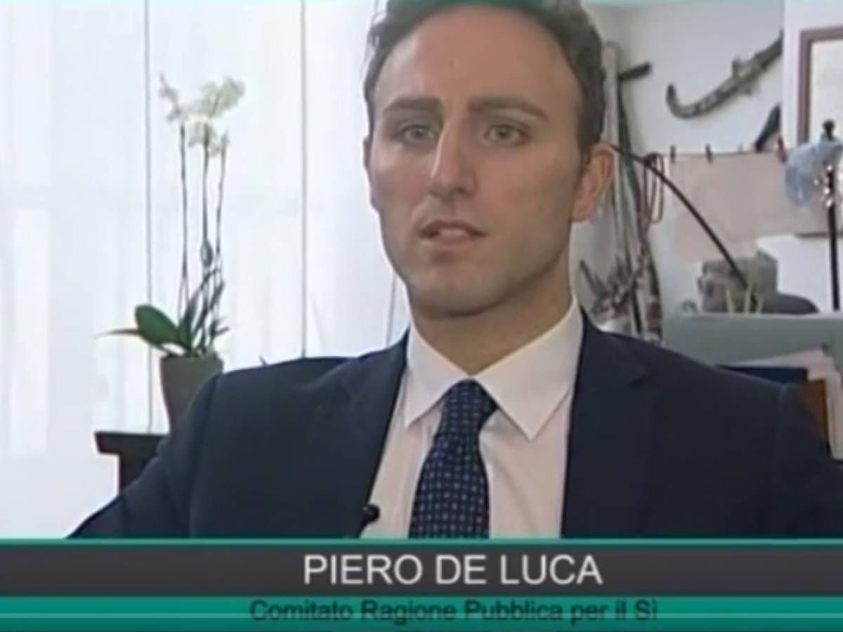 onorevole piero de luca figlio di