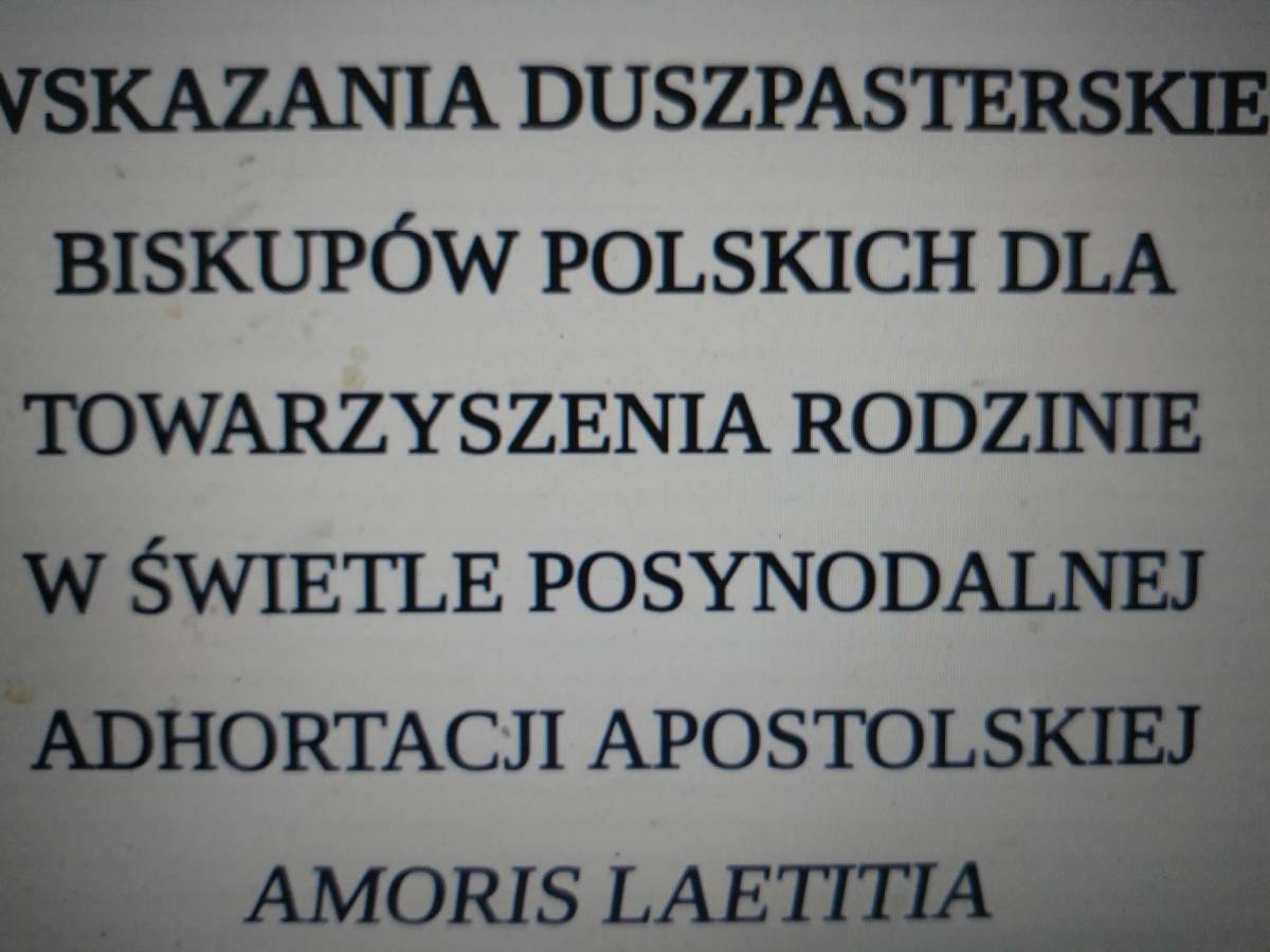 Documento chiesa polacca