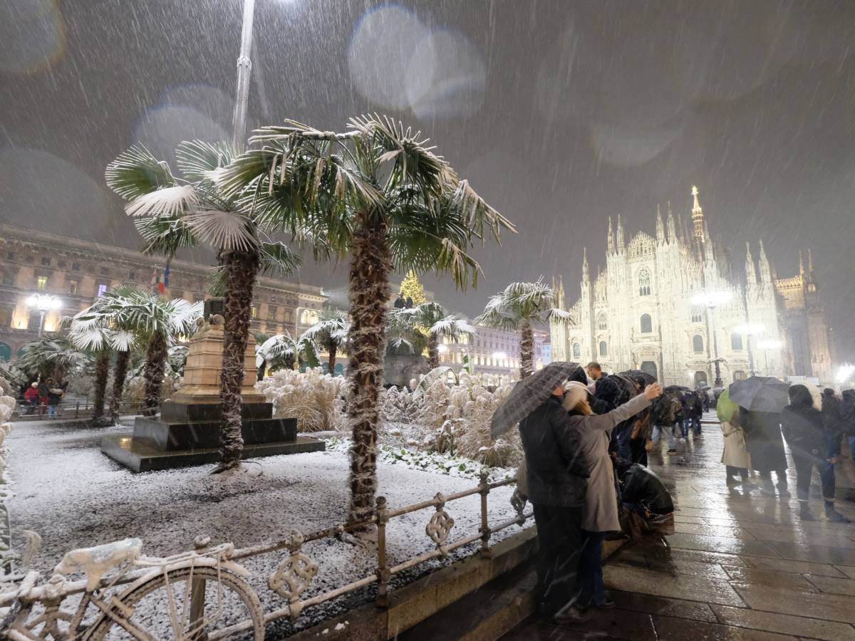 Meteo, La Prima Neve A Milano Pericolo "freezing Rain" Al Nord - Il ...