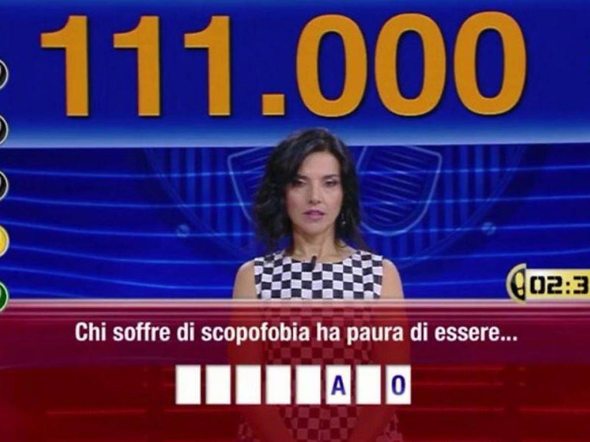 Caduta libera, imbarazzo in studio: "Chi soffre di scopofobia ha paura