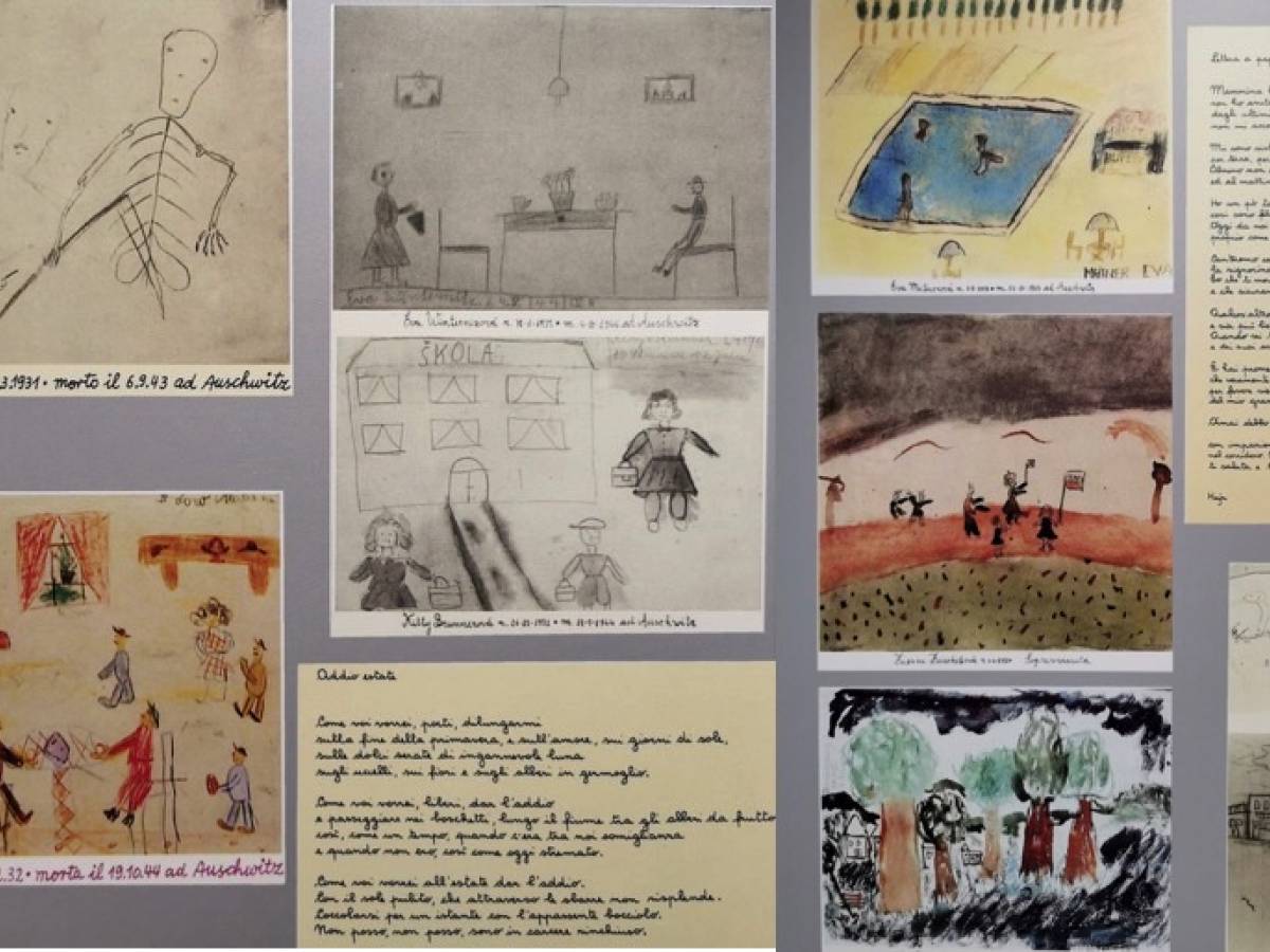 Mostra dei disegni dei bimbi ebrei di Terezin a Linate