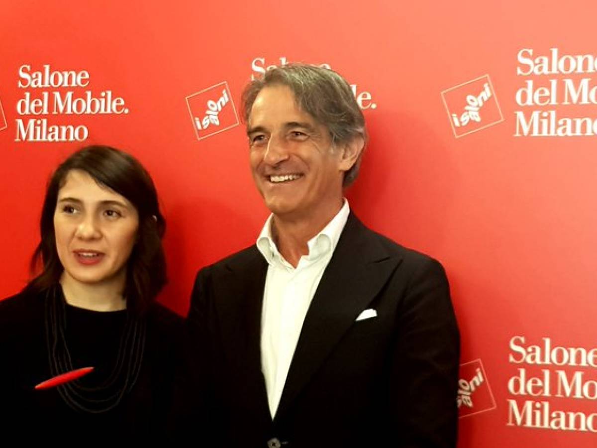 Maria Porro e Claudio Feltrin Salone del Mobile