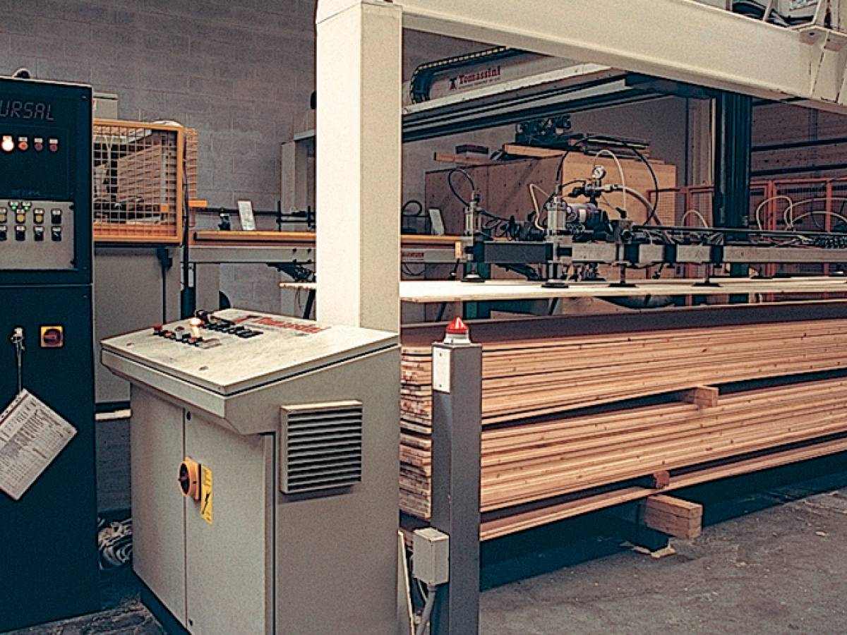 Produzione pannelli in legno