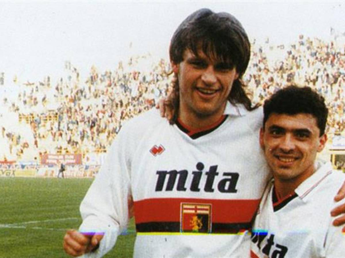 what a player for Genoa CFC in the early 90s
