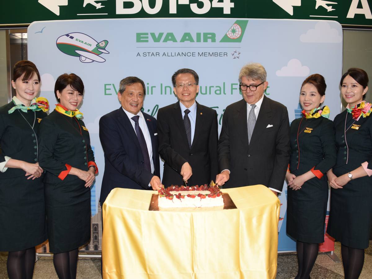 Inaugurazione volo Eva Air da Malpensa a Taipei