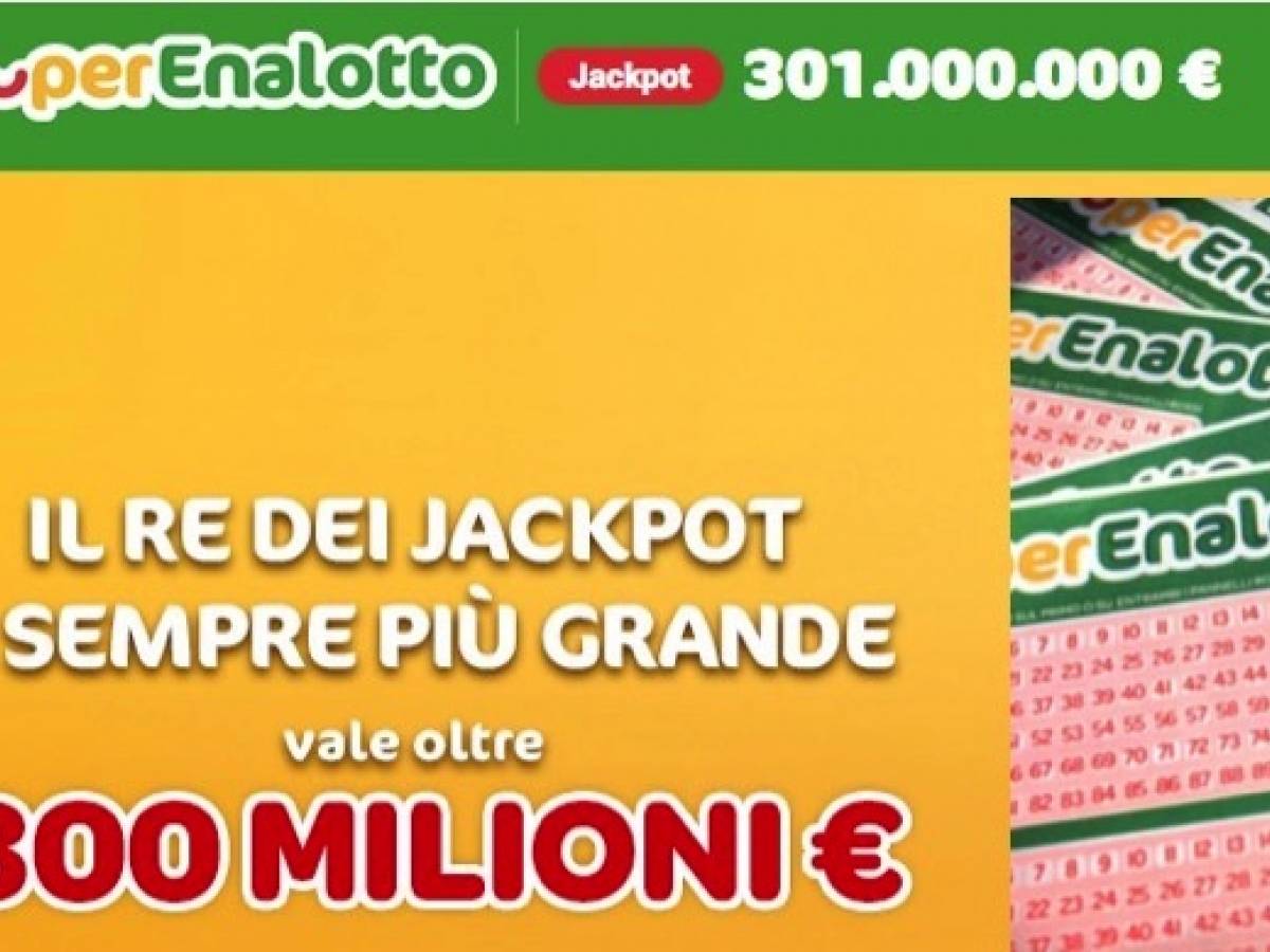 SuperEnalotto, jackpot record: 301 milioni di euro - il Giornale
