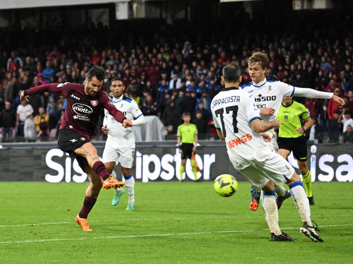 Candreva piega l'Atalanta: la Salernitana vince 1-0 all'Arechi 