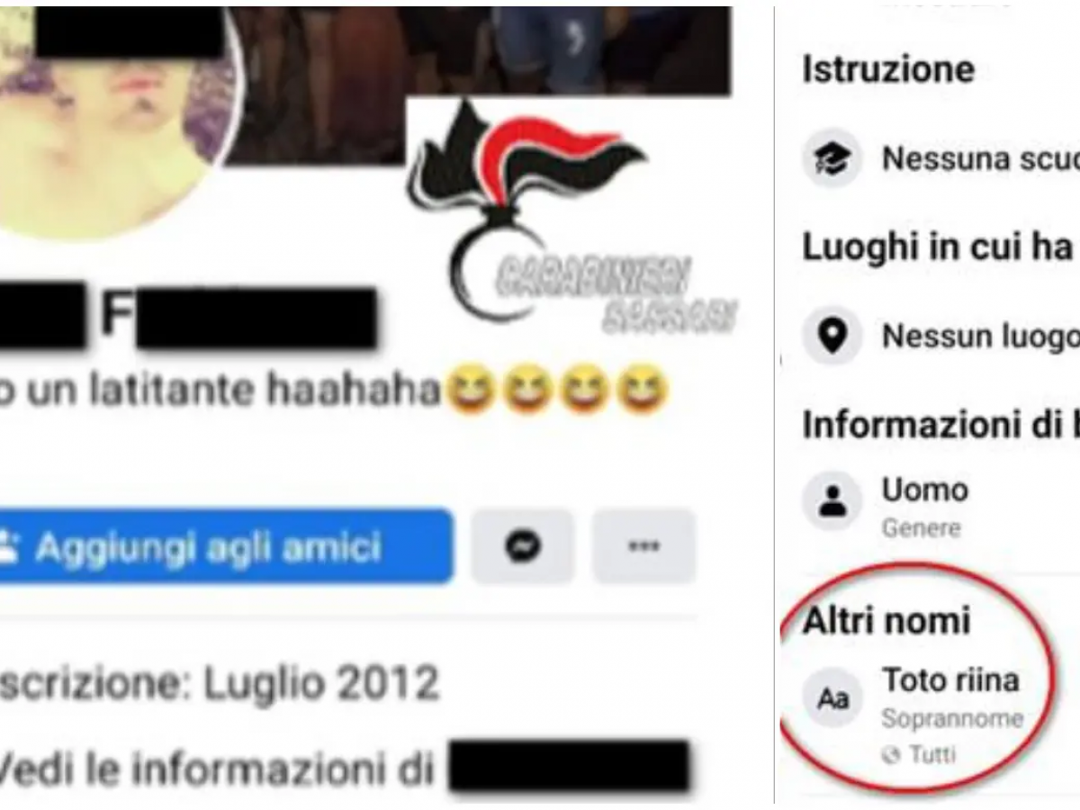 "Latitante". Così Lo Status Su Facebook Lo Ha Portato In Manette - Il ...