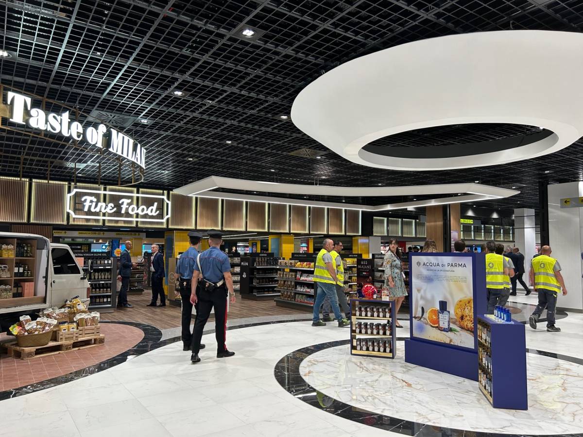 Malpensa Terminal 2 duty free shop