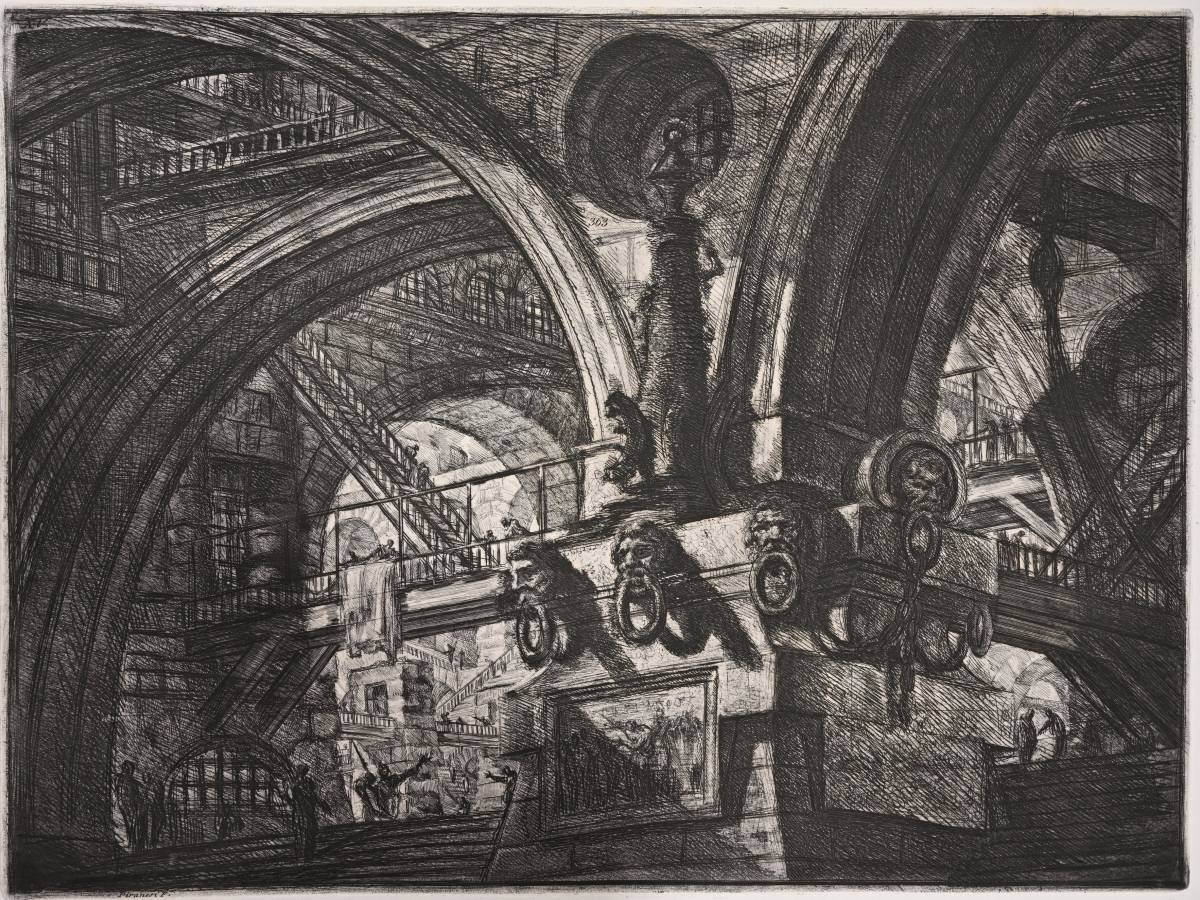 Disegno Piranesi Castel Sant'Angelo