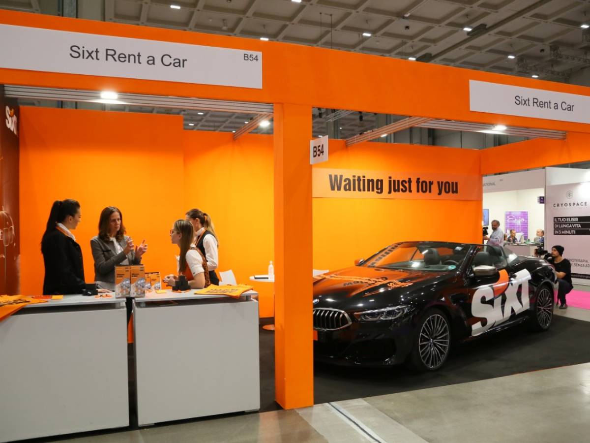 Franchising, espositore salone Milano