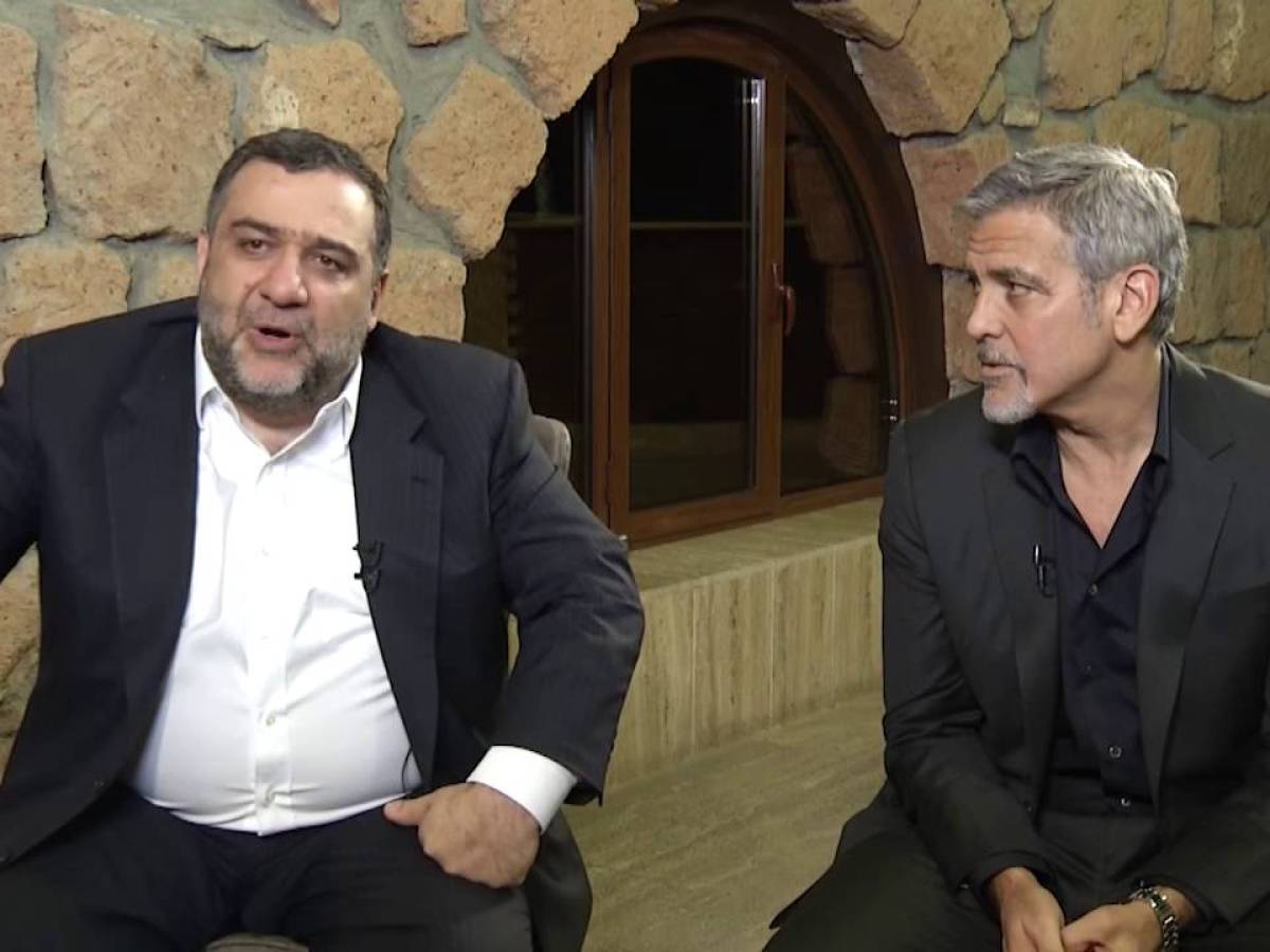 Liberazione del leader armeno Vardanyan, in campo anche George Clooney