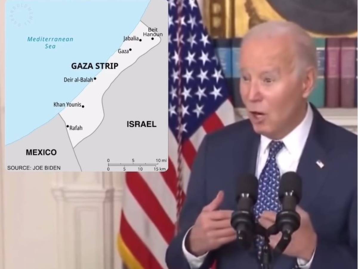 México en la frontera con Gaza: así bromea Trump sobre las meteduras de pata de Biden
