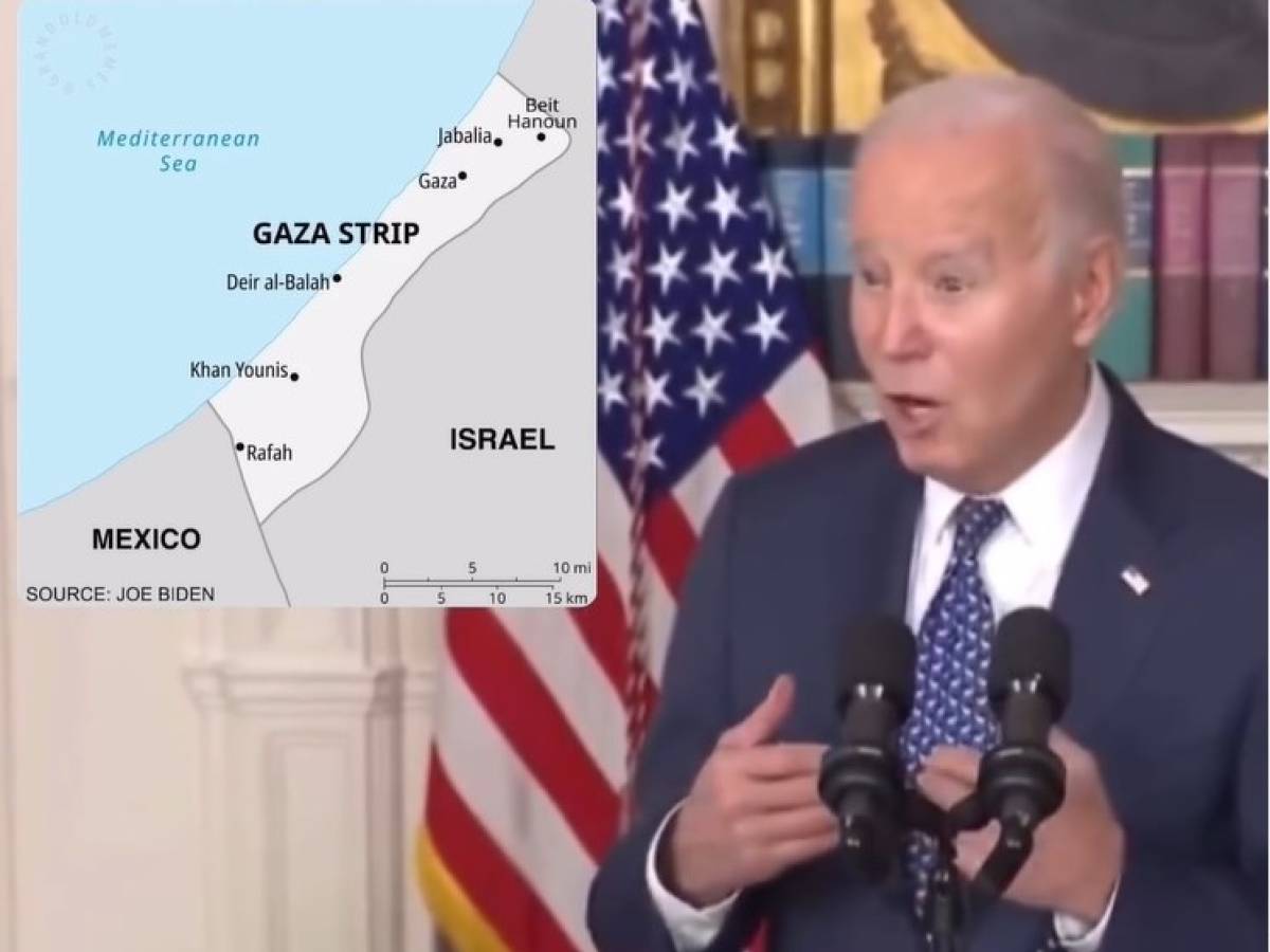 Mexico on the border with Gaza: This is how Trump jokes about Biden's gaffes Mexico on the border with Gaza: This is how Trump jokes about Biden's gaffes
