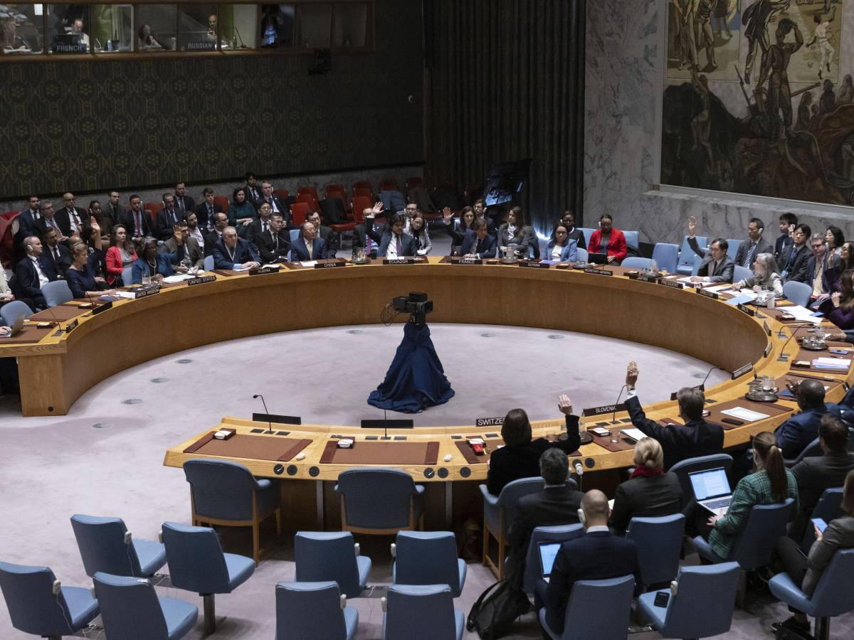 The United Nations, Russia and China veto the US decision on the ceasefire in Gaza