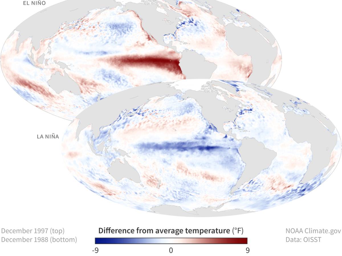 Se acerca 'La Niña': así es como cambiará el clima global Se acerca 'La Niña': así es como cambiará el clima global
