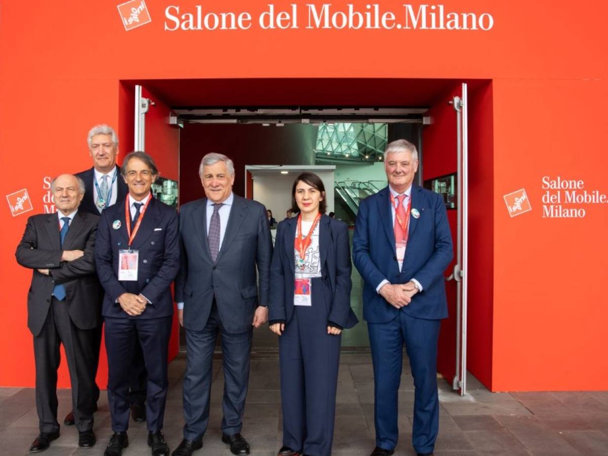 Salone del Mobile ministro Tajani
