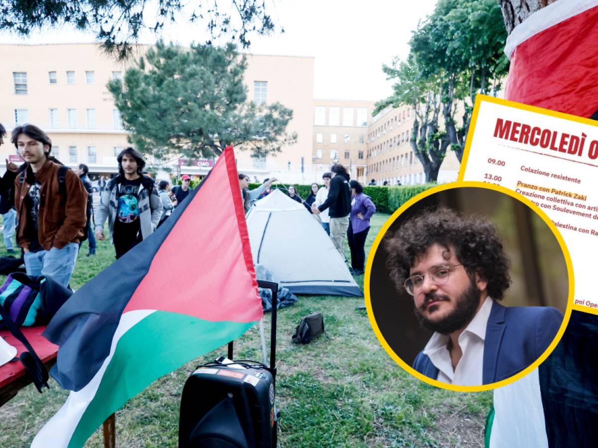 I pro Palestina montano le tende nelle università. E arruolano pure Patrick Zaki