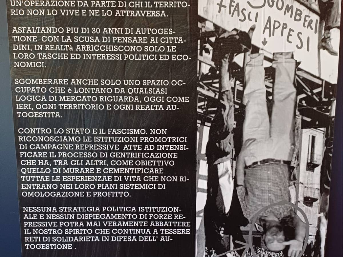 Volantino anarchici, Nicola Franco (FdI Roma) a testa in giù