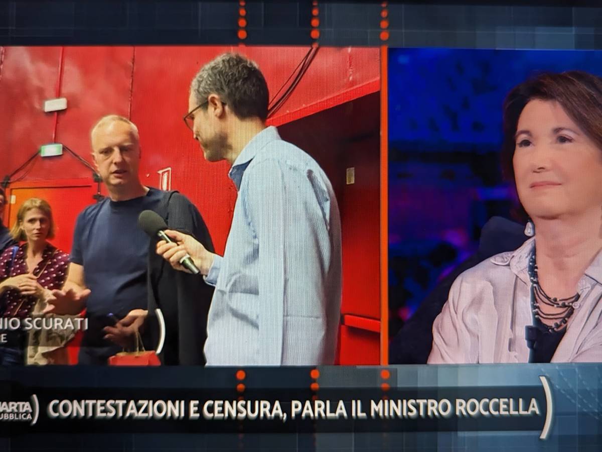 “Are you united with Rosella?”.  But this is how Saviano and Scorati behave
