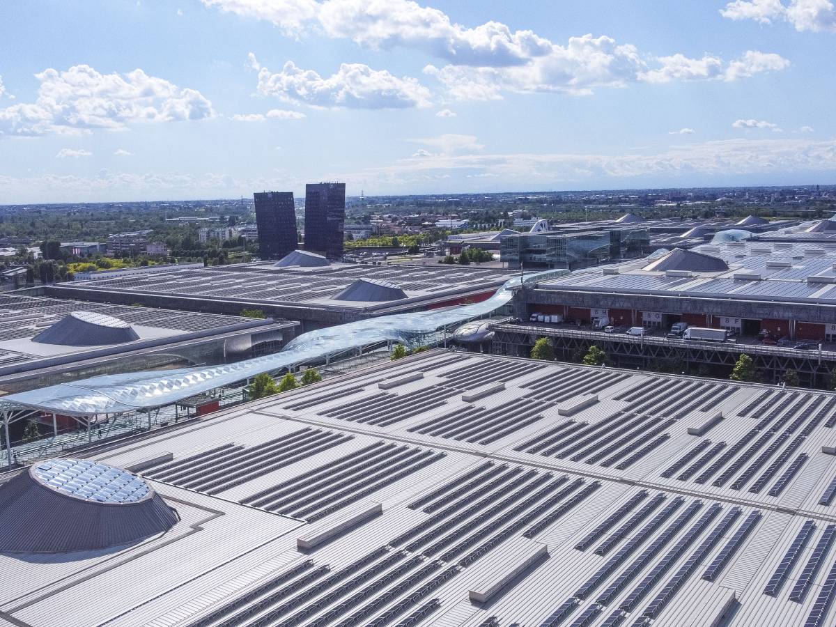 Fiera Milano, "acceso" il più grande impianto fotovoltaico su tetto d