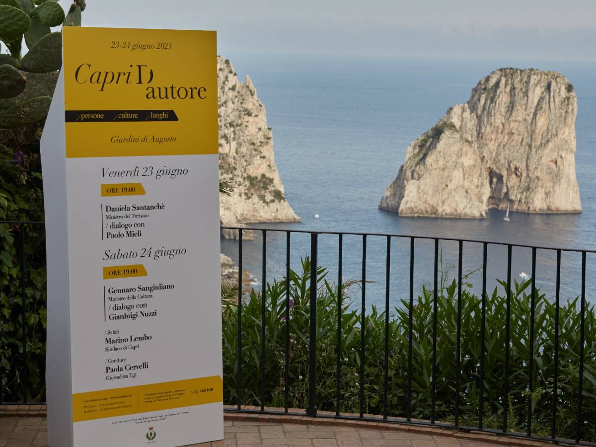 Le storie che scandiscono il nostro tempo ripartono da Capri, con la 2a edizione di "Capri D'Autore"