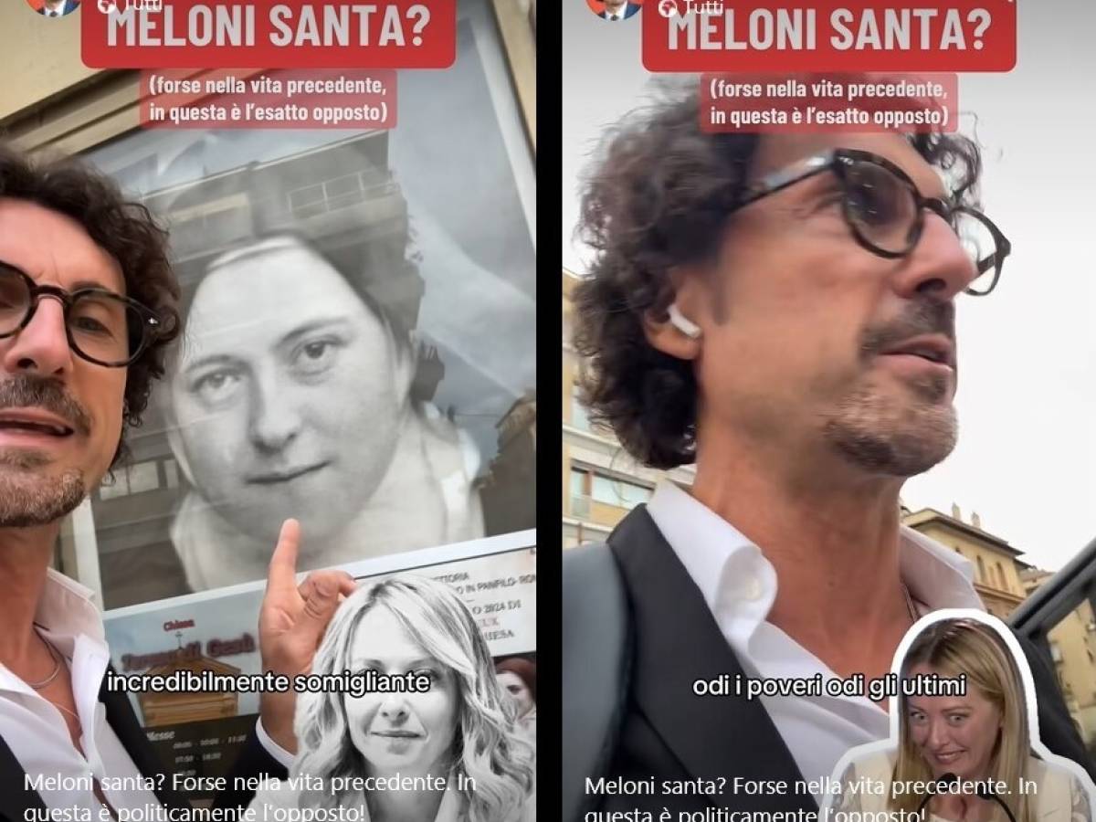 Toninelli, la Santa e il veleno sulla Meloni