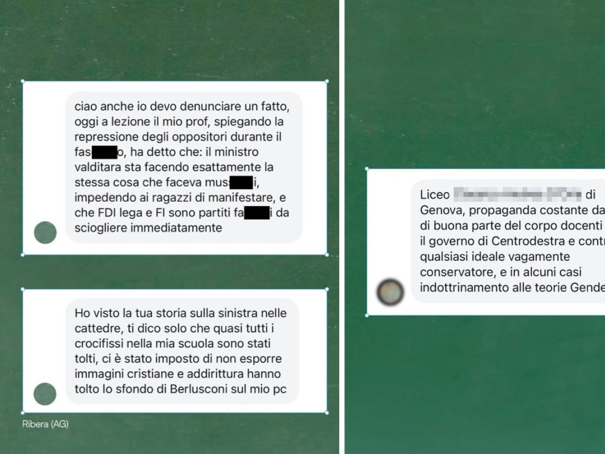 "Voleva fare lezione sulla Salis...". Così i professori fanno propaganda a scuola