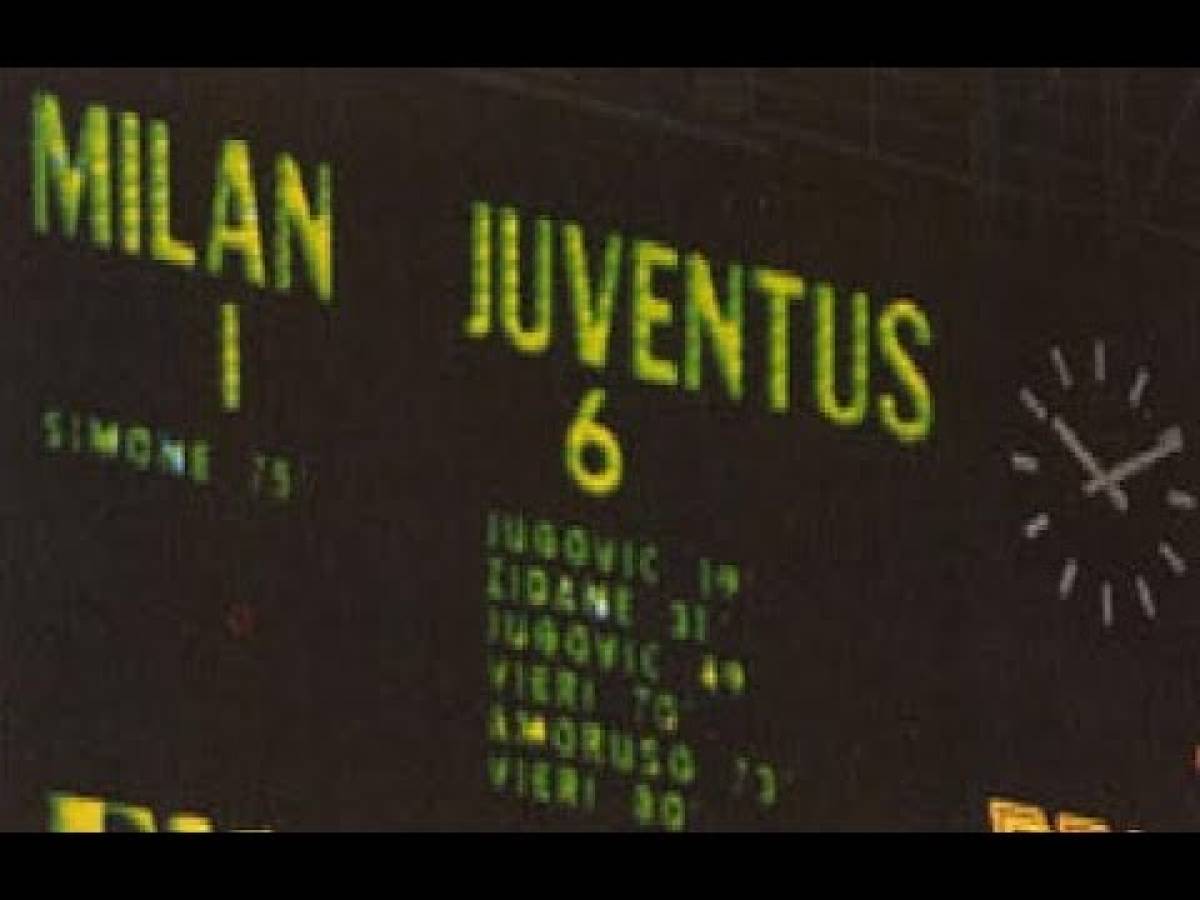 Milan   Juve 1 6: quel clamoroso tonfo rossonero nel 1997 