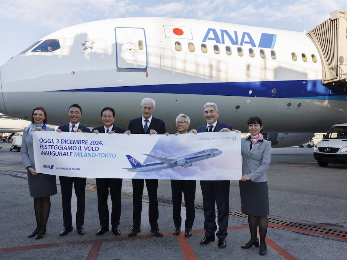 Inaugurazione volo Ana da Malpensa a Tokyo