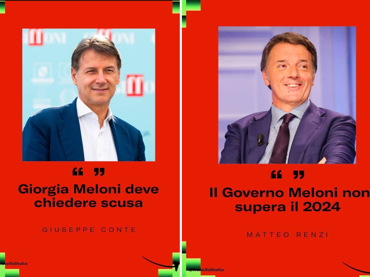 "Nel 2024 hai ascoltato 365 volte i loro pronostici nefasti...". Lo "sfottò" di FdI alla sinistra