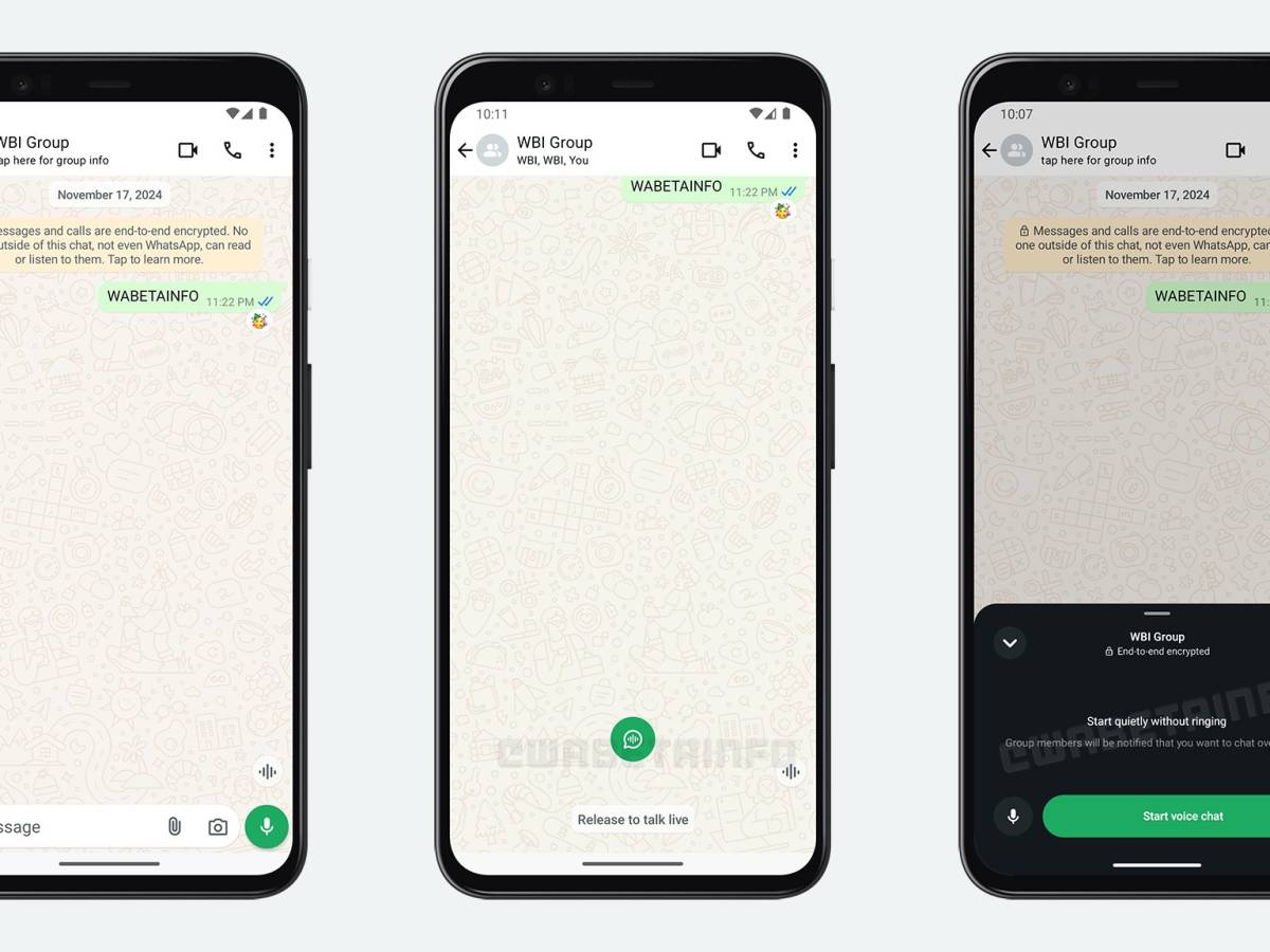 WhatsApp, in arrivo un nuovo pulsante per chat vocali di gruppo: ecco cosa cambia