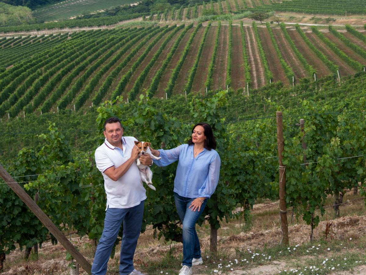 Elvio Cogno, Valter e Nadia tra le vigne