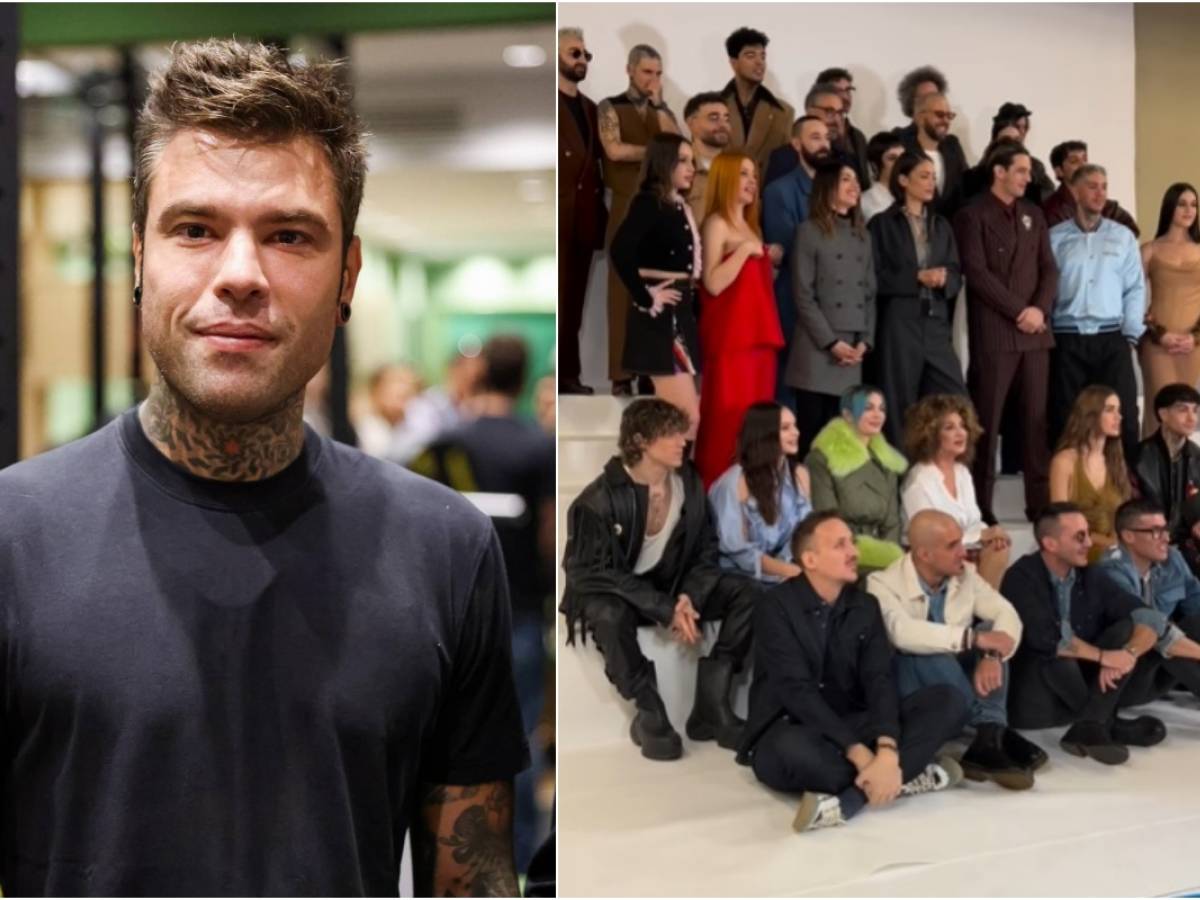 Fedez assente agli scatti per la copertina sanremese di TV Sorrisi e canzoni. Polemica social: "Dovrete Photoshopparlo"