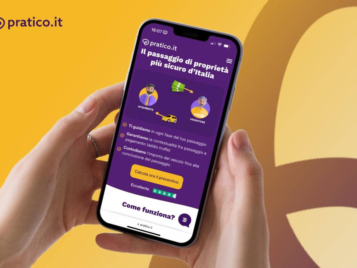 Pratico.it rivoluziona la compravendita di auto e moto con un servizio integrato e sicuro