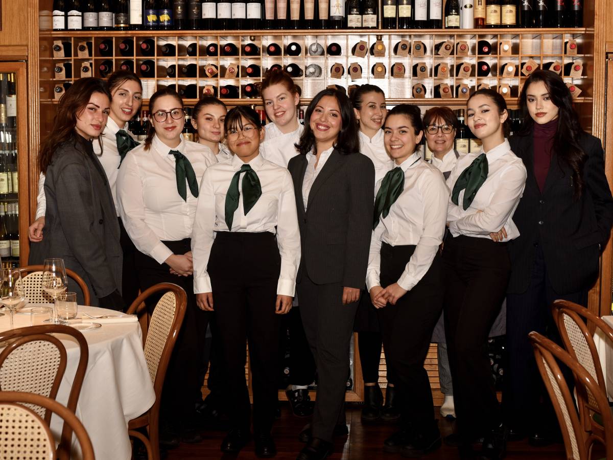 Osteria Afrodite, una parte dello staff