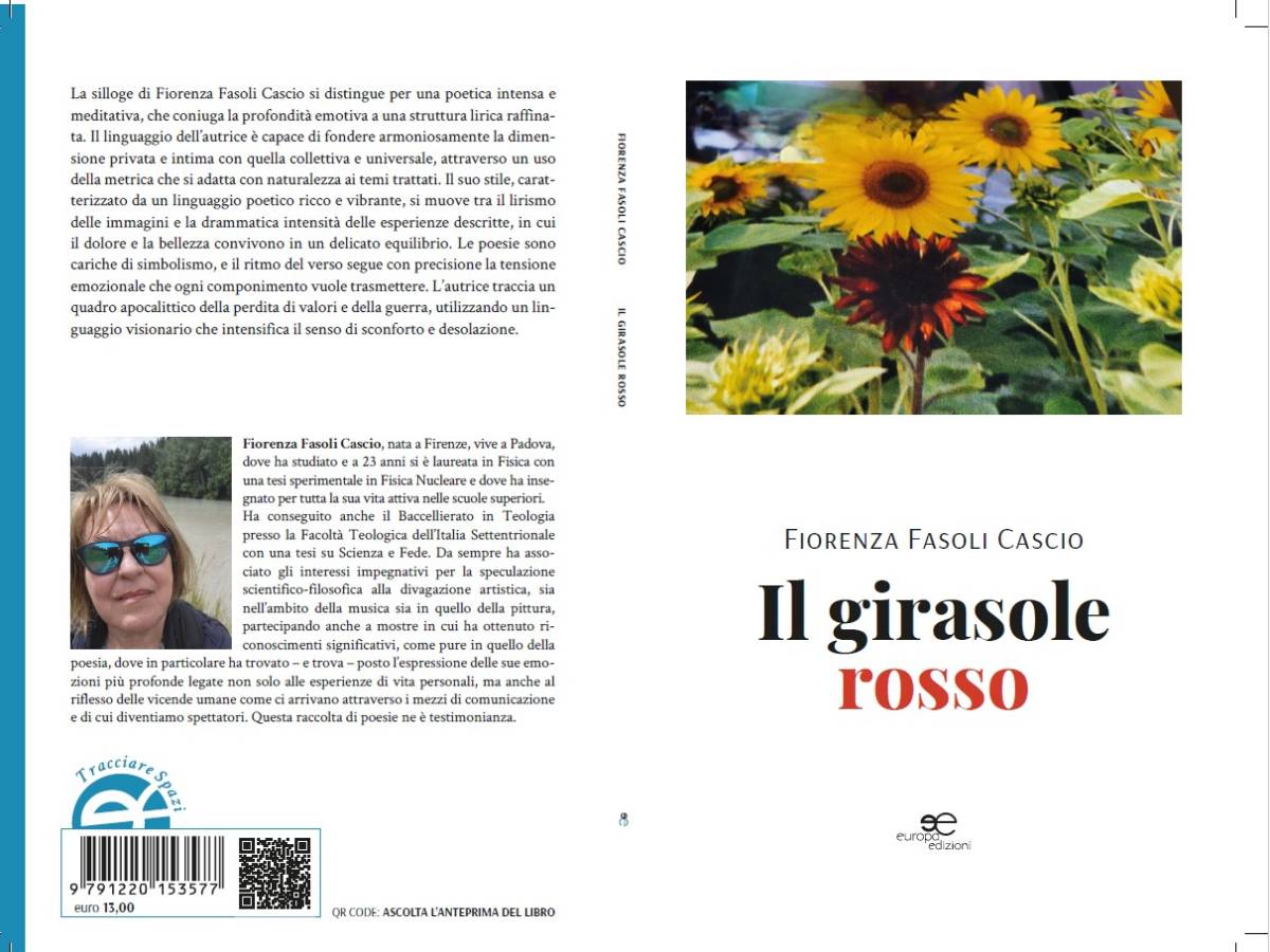 Comunicato Stampa: "Il girasole rosso", una voce poetica che custodisce la luce nell’oscurità