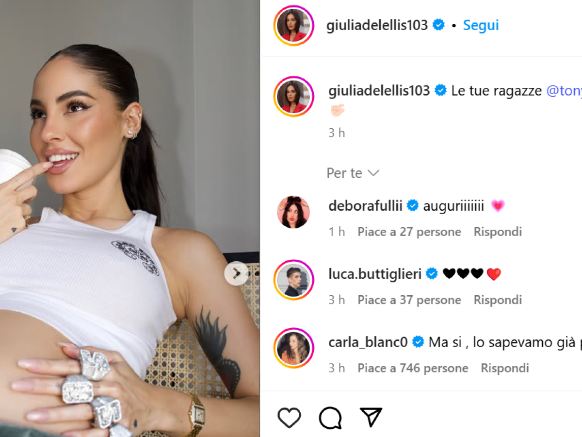 Giulia De Lellis incinta
