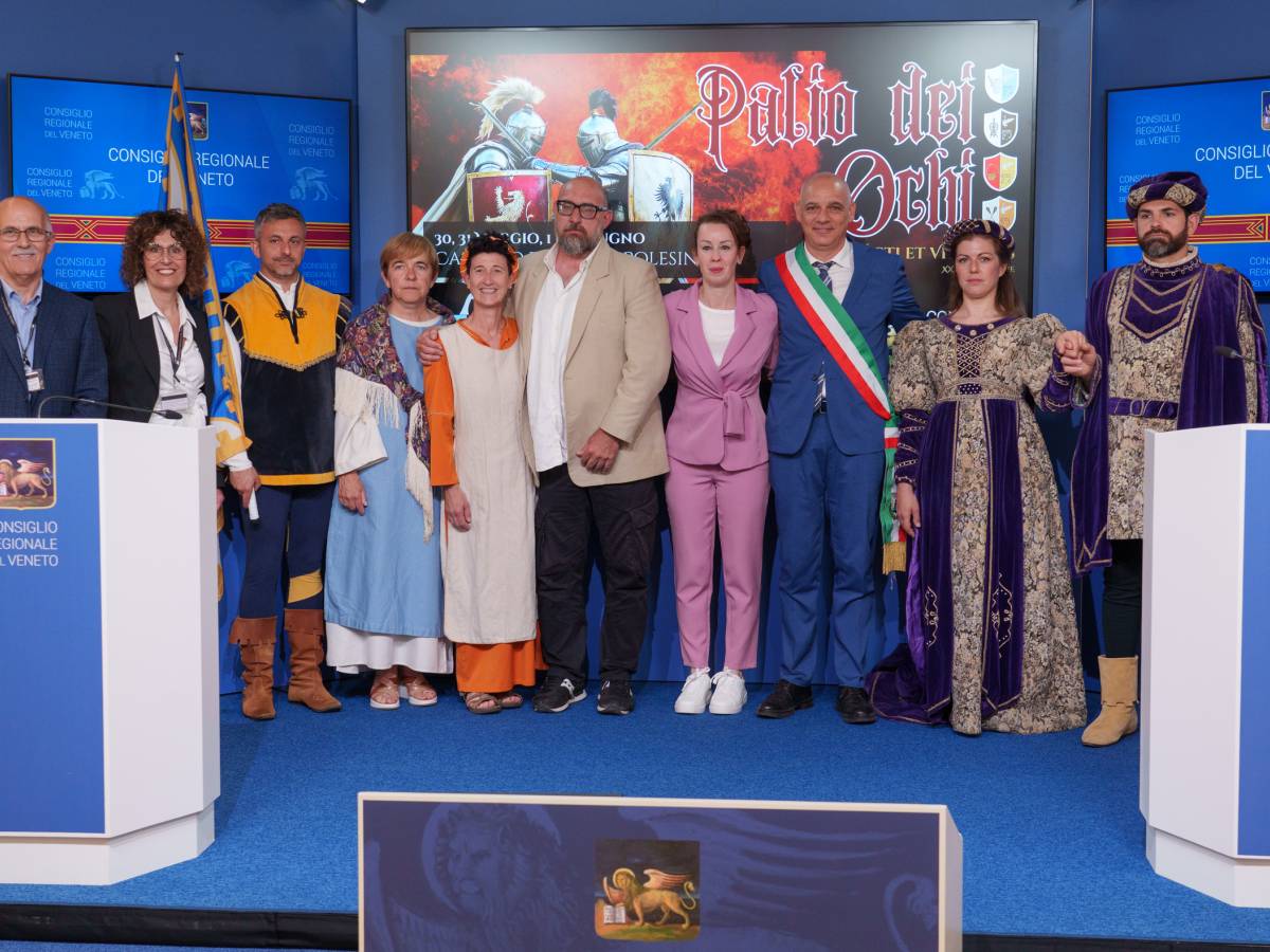 Comunicato Stampa: CRV - Presentato in Consiglio regionale il Palio dei Ochi di Arquà Polesine