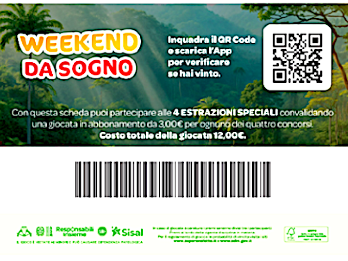 SuperEnalotto-weekend da sogno-2