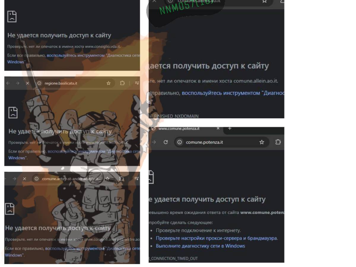 hacker attacchi a comuni e regioni dal collettivo russo