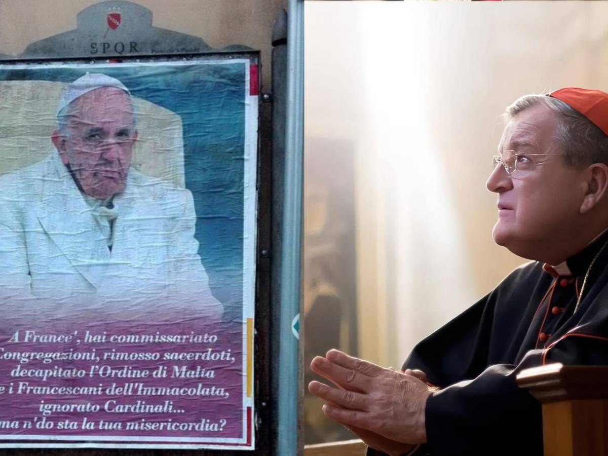 la resistenza di burke a bergoglio e quei manifesti anti francesco